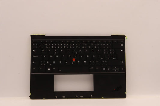Lenovo ThinkPad Z13 Gen 1 Keyboard Palmrest Top Cover Black 5M11H95035