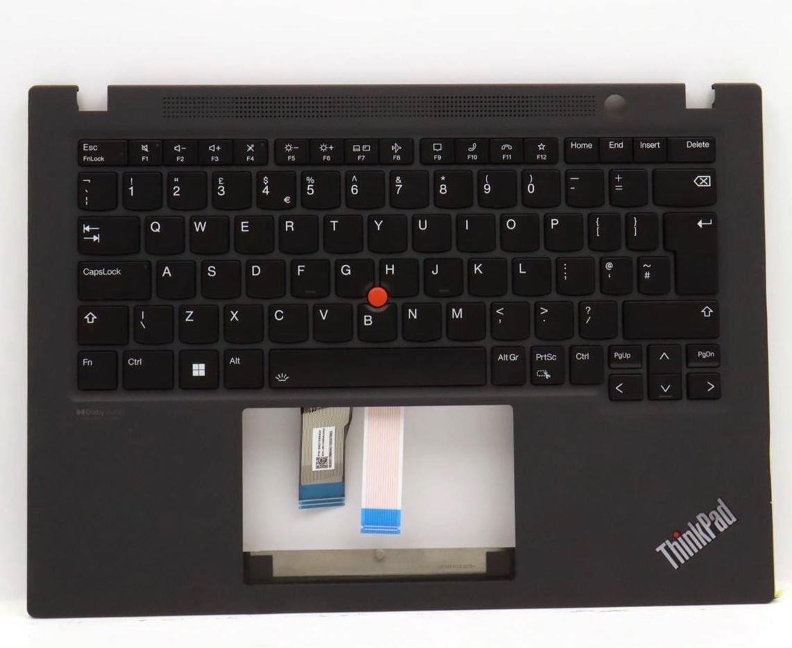 Lenovo ThinkPad T14s 3 Keyboard Palmrest Top Cover UK Black 5M11G27388