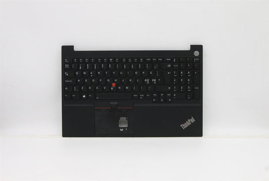Lenovo ThinkPad E15 4 Keyboard Palmrest Top Cover Norwegian Black 5M11C43806
