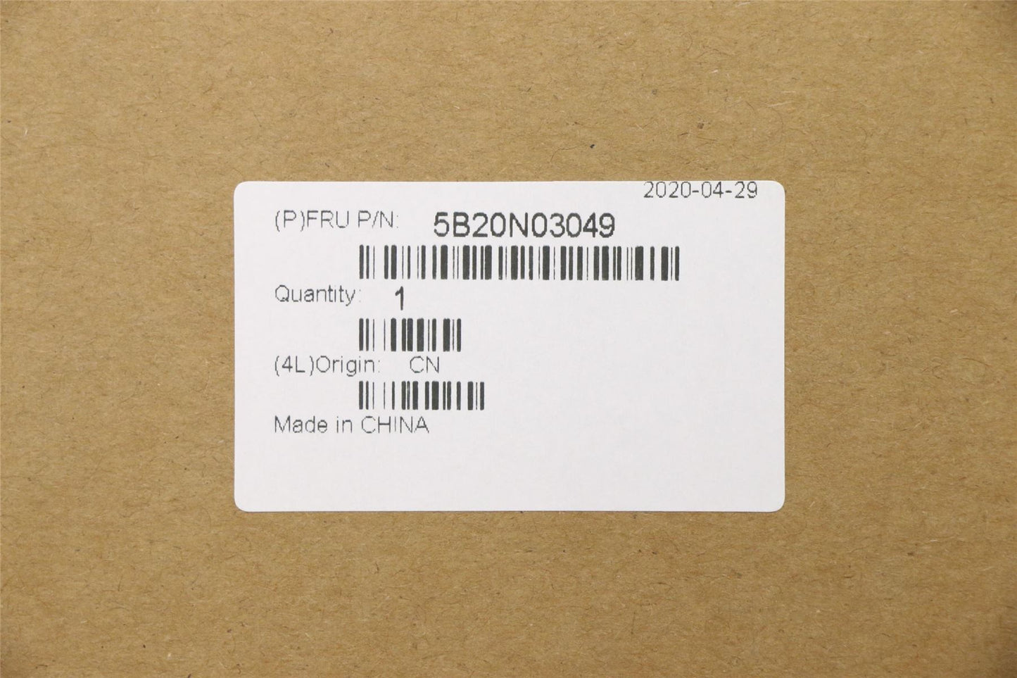 Lenovo 5B20N03049 MBQ80WQNOKI77500UR17M4G OL NULT