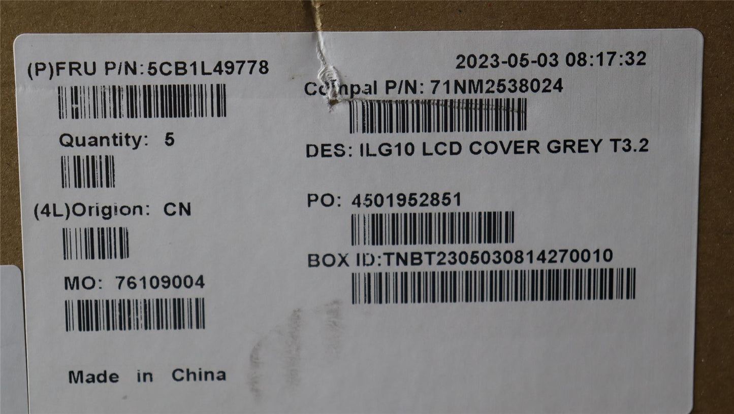 Lenovo LCD Cover C 82XV T3.2 5CB1L49778