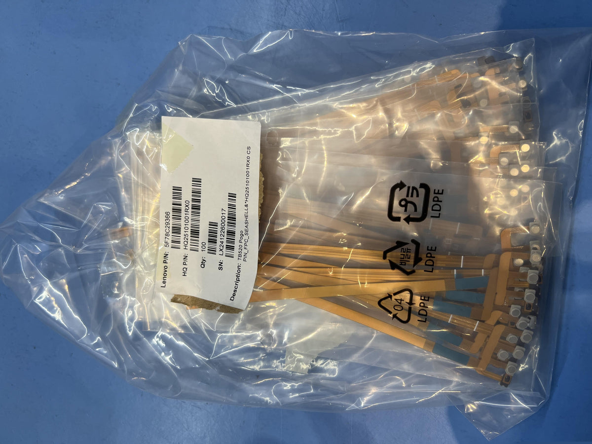 Lenovo TB520FU PogoPIN_FPC_WH&*HQ25101001RX0 CS FPC Pogo Board 5F78C29366