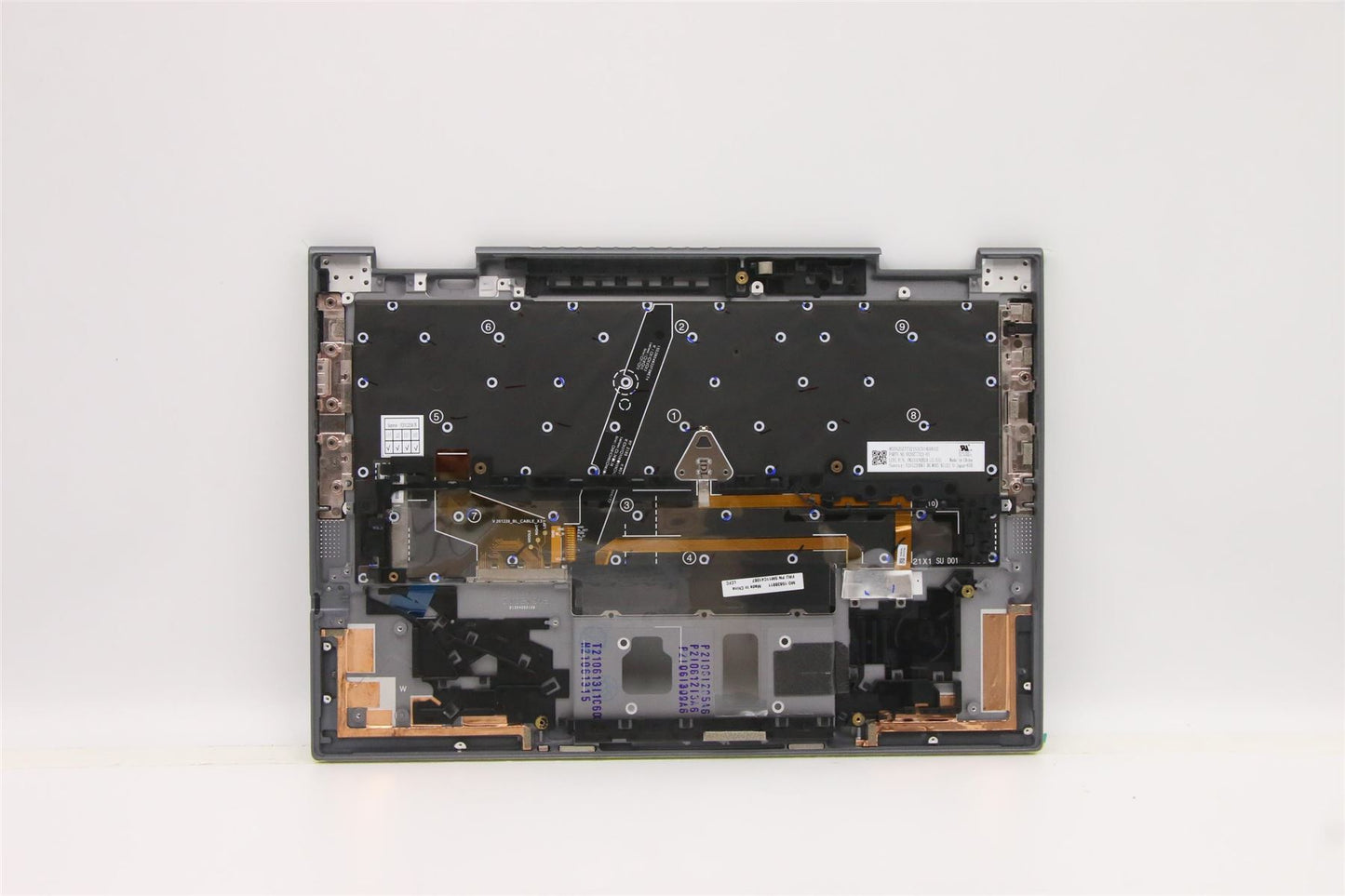 Lenovo ThinkPad X1 6th Gen Keyboard Palmrest Top Cover Bulgarian 5M11C40995