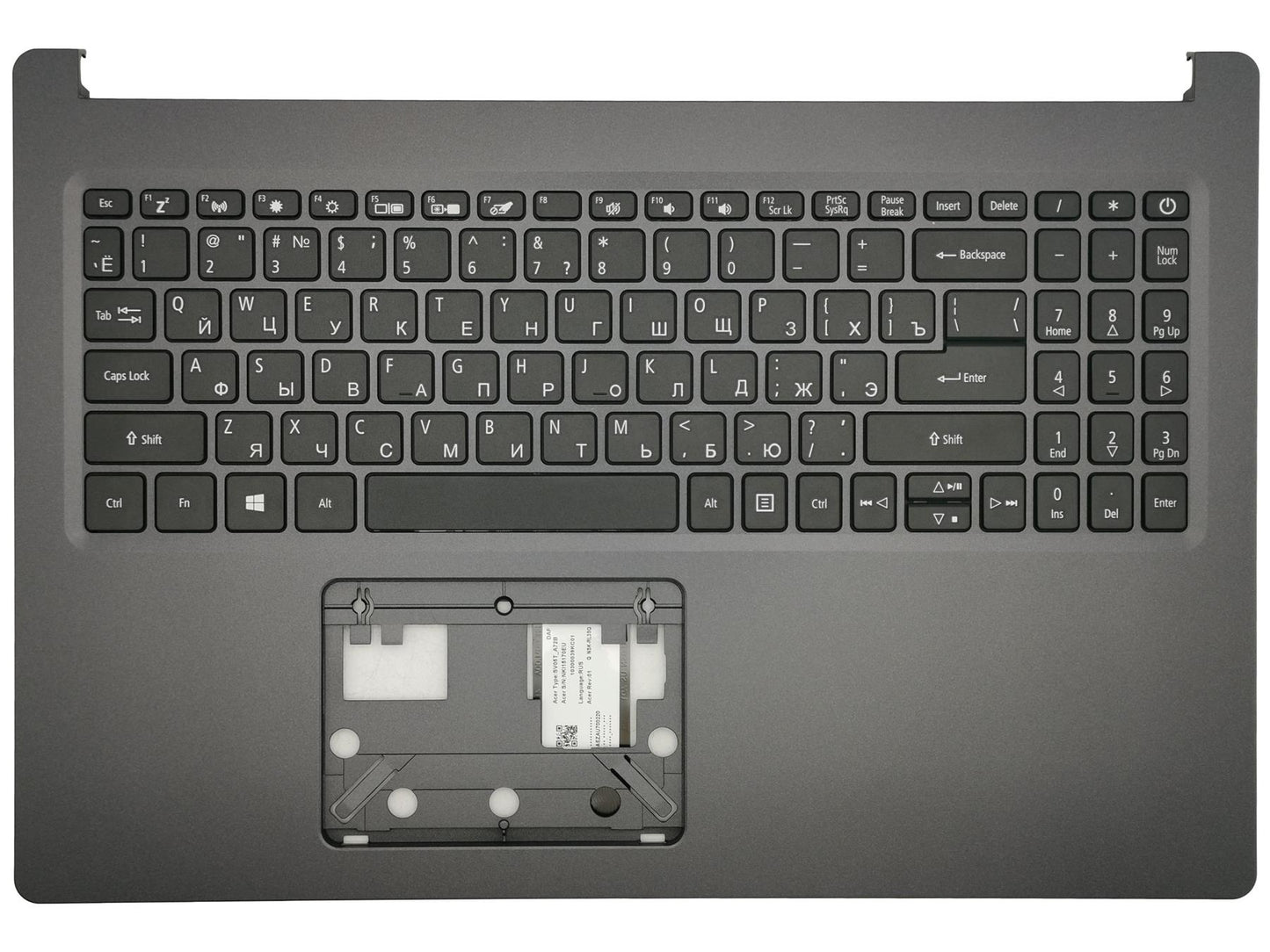 Acer Aspire A115-22 A315-23 A315-23G Palmrest Cover Keyboard Black 6B.HVTN7.022