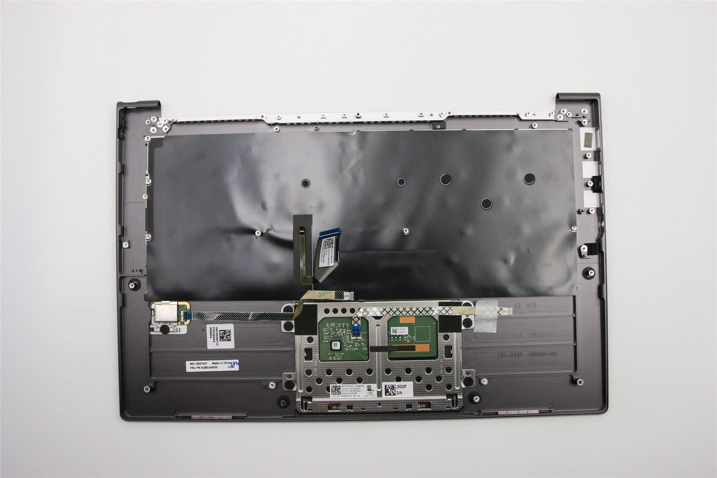 Lenovo Yoga C940-14IIL Keyboard Palmrest Top Cover Swiss Grey 5CB0U44233