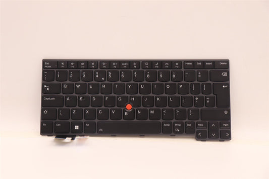 Lenovo ThinkPad P14s 4 P14s 3 L14 4 T14 4 T14 3 Keyboard UK Black 5N21D67995