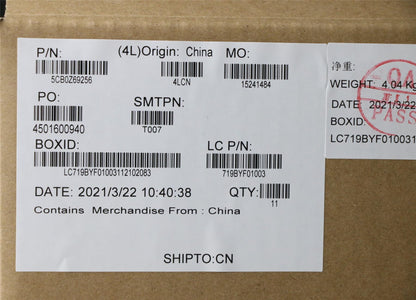 Lenovo FRU T14G2_C_COVER_WS_FP_SUB_ASSY 5CB0Z69256