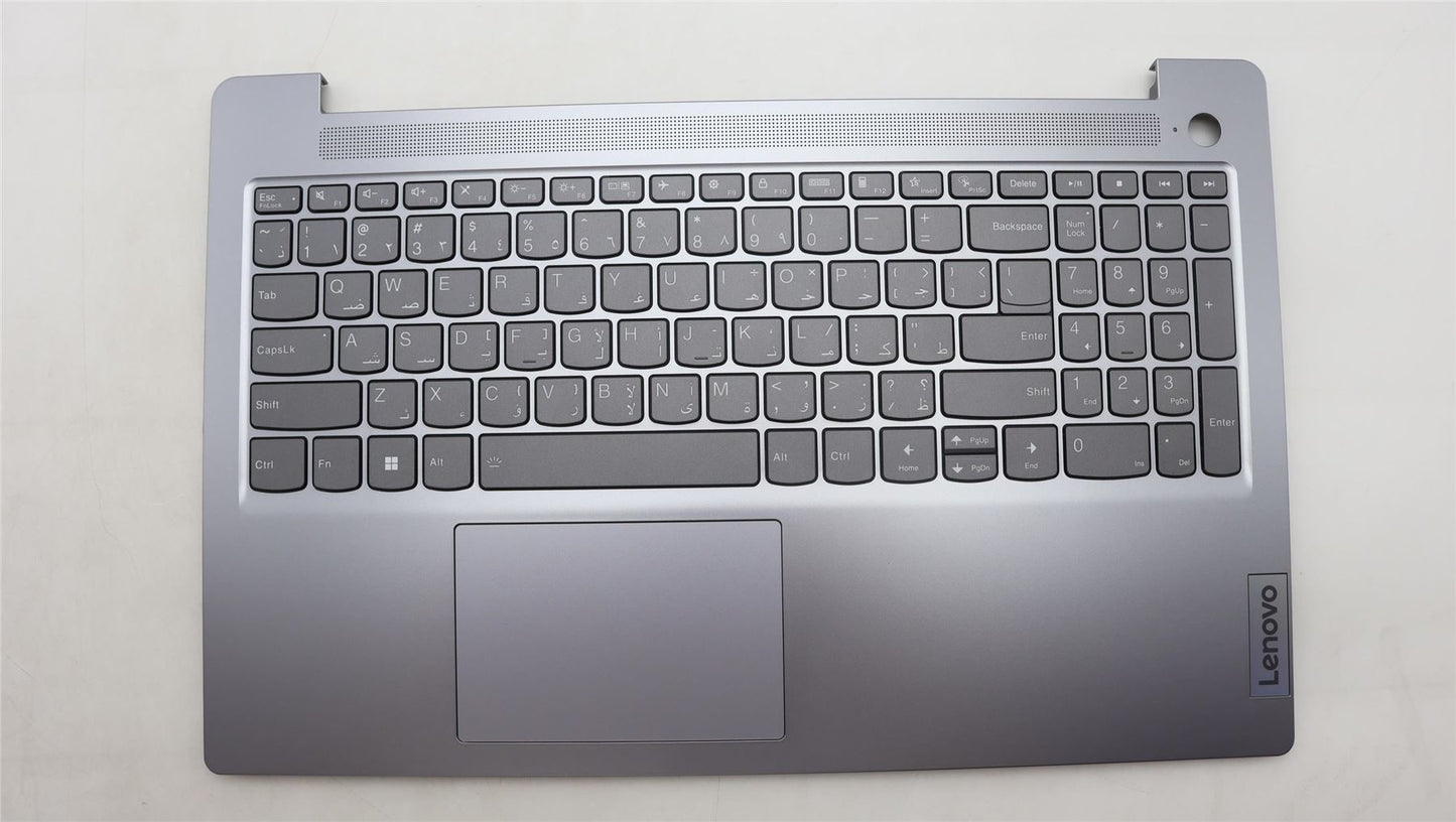 Lenovo IdeaPad 3 15IRU8 Palmrest Cover Touchpad Keyboard Arabic 5CB1L45871