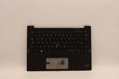 Lenovo Carbon X1 10th Keyboard Palmrest Top Cover German Black 5M11K07682