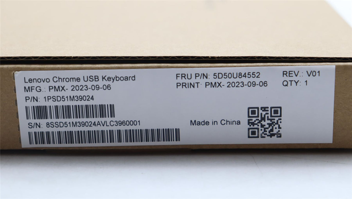 Lenovo Primax Chrome USB KB_Rom 5D50U84552