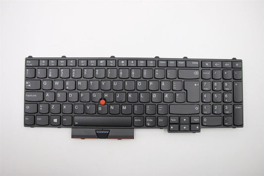 Lenovo ThinkPad P51 P71 Keyboard Norwegian Black Backlit 01HW220