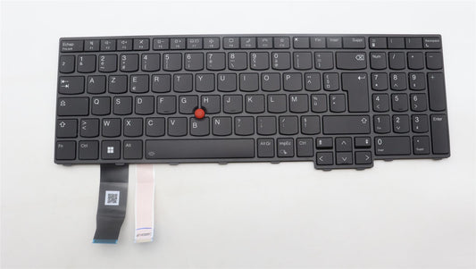 Lenovo ThinkPad L15 4 P16s 2 P16v 1 T16 2 Keyboard French Black 5N21K05088