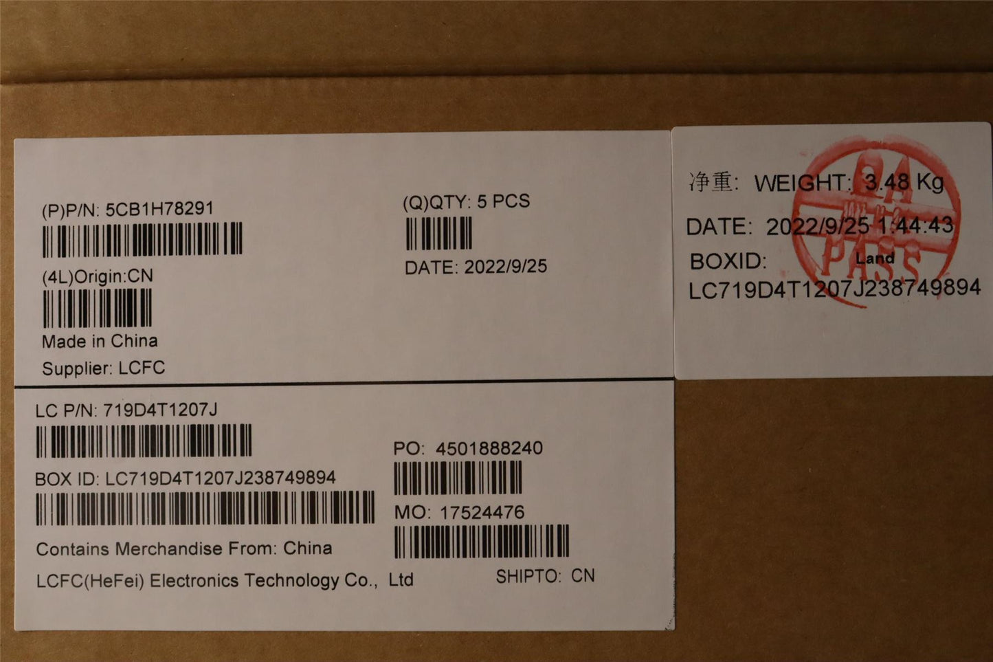 Lenovo Upper Case ASM_UKE L82RK NFP AG BL 5CB1H78291