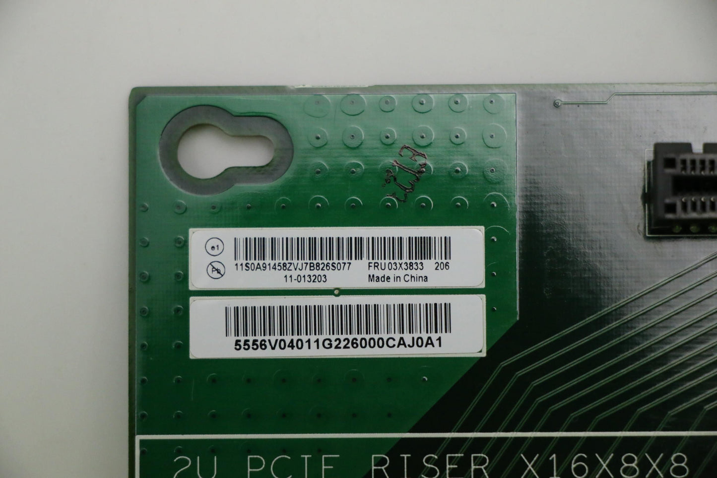 Lenovo 2U 3 SLOTS CARD V1.0 Riser Board 03X3833