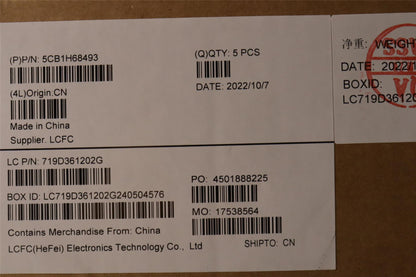Lenovo 5 15ARH7H Palmrest Cover Touchpad Keyboard UK Storm Grey 5CB1H68493
