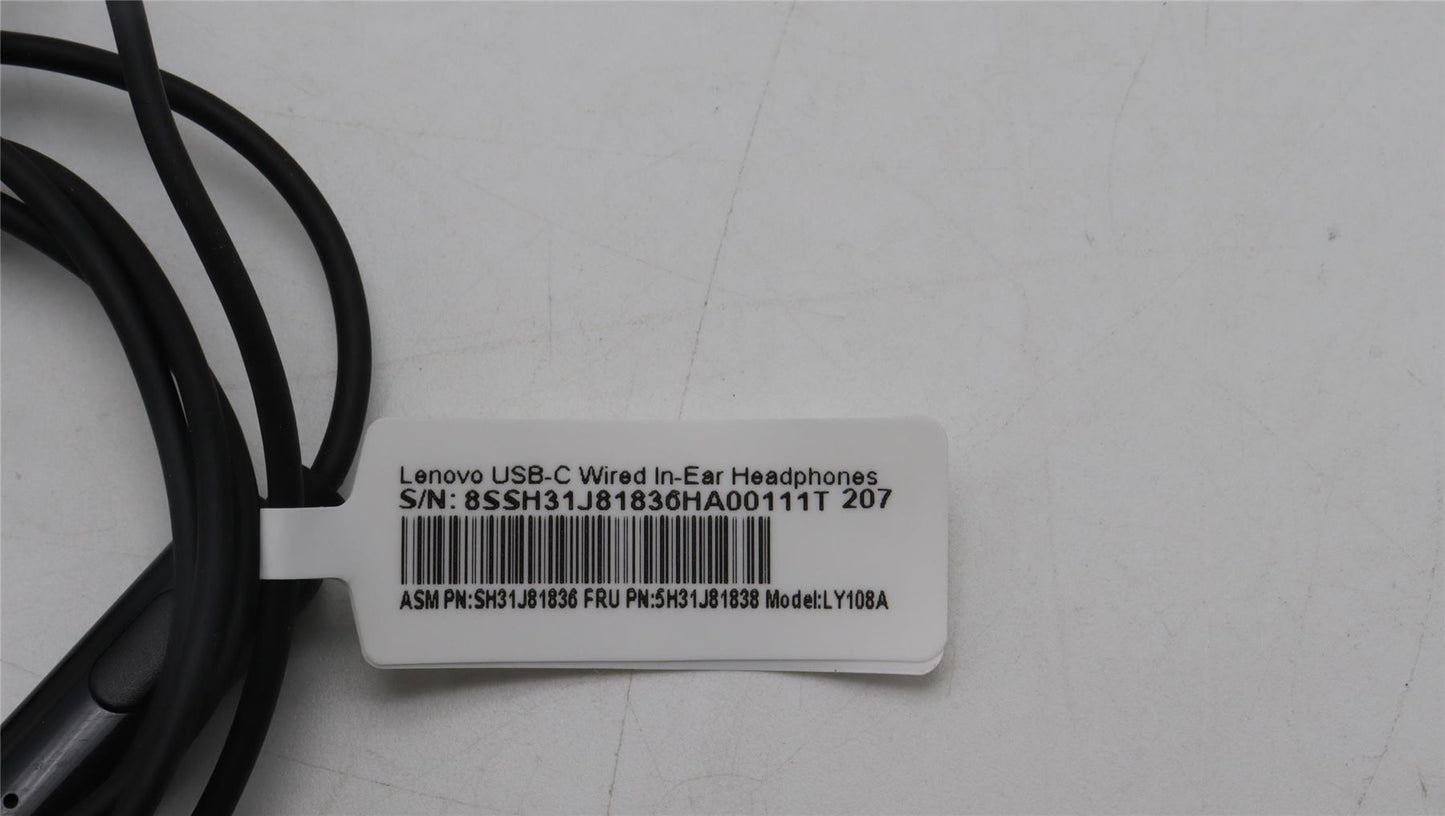 Lenovo L_USB-C Wired Headphone 5H31J81838