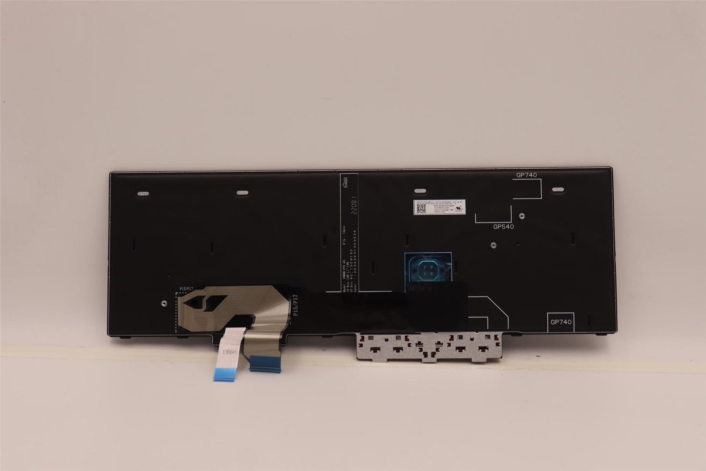 Lenovo ThinkPad T15g 2 P15 2 Keyboard Icelandic Black Backlit 5N21B44343