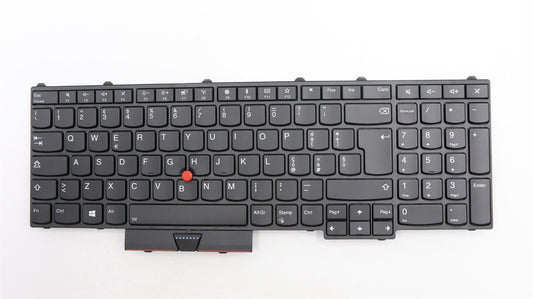 Lenovo ThinkPad P51 P71 Keyboard Italian Black Backlit 01HW217