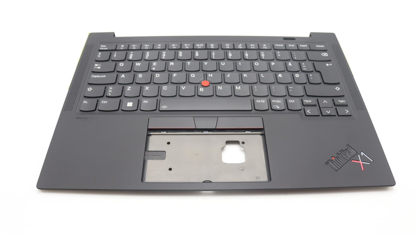 Lenovo ThinkPad X1 9th Gen Palmrest Cover Keyboard Danish Black 5M11C53270