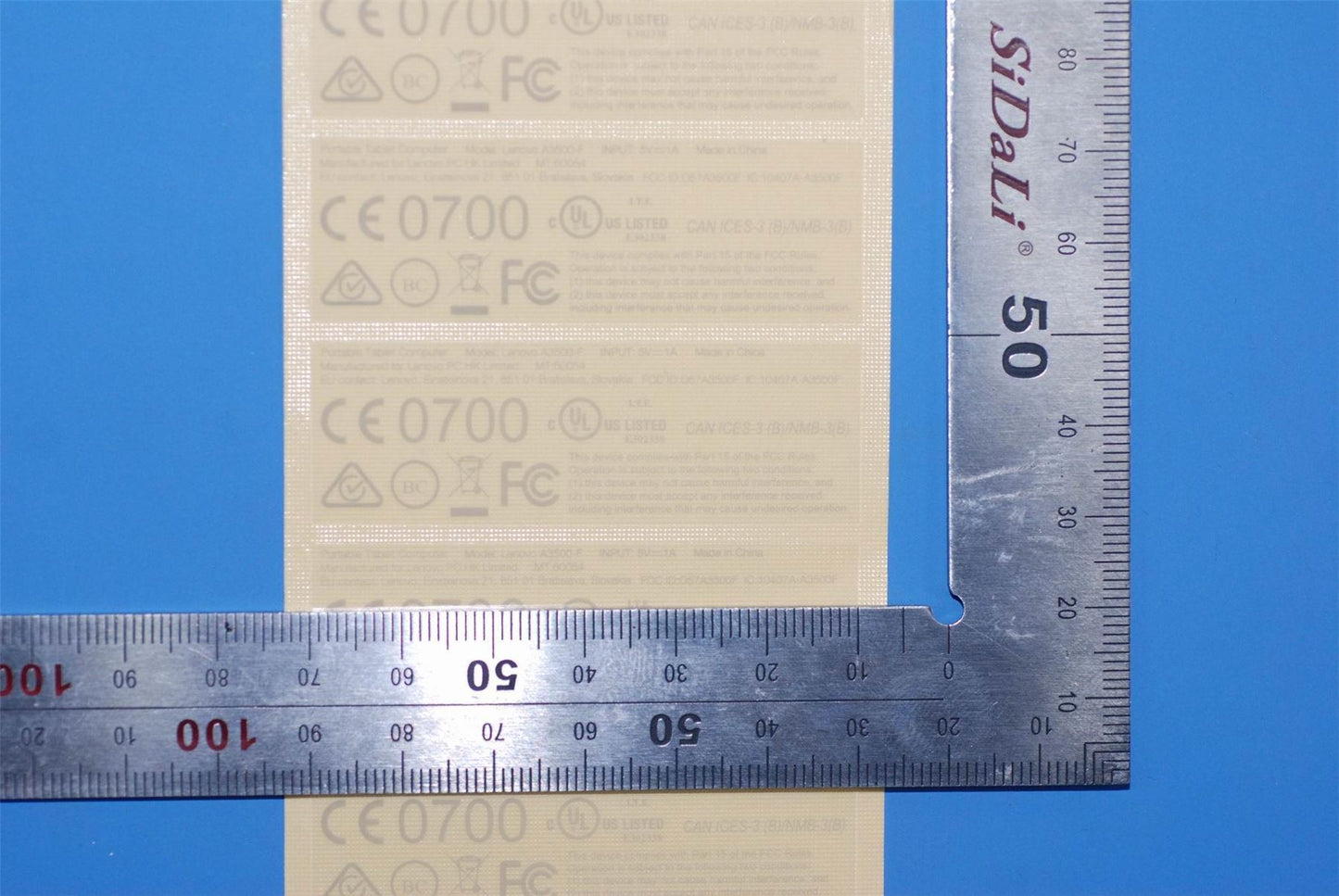 Lenovo A3500 Handset Label&*70152249 CS 5L19A6MWN9