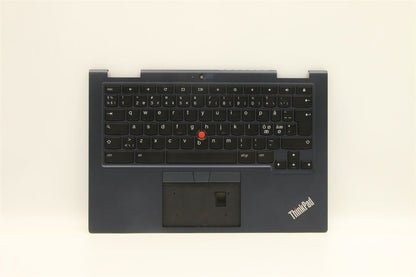 Lenovo Yoga C13 Gen 1 Palmrest Cover Keyboard Nordic Blue Backlit 5M11A36957