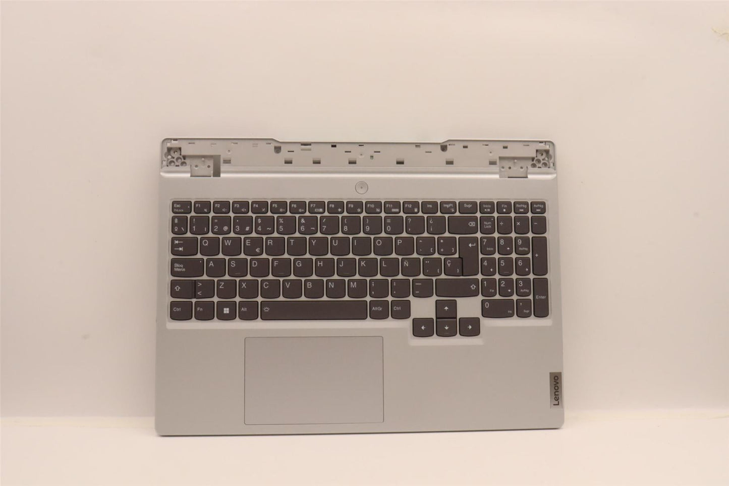 Lenovo 5 15IAH7H Palmrest Cover Touchpad Keyboard Spanish Cloud Grey 5CB1F38686