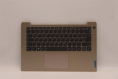 Lenovo IdeaPad 3 14ITL6 Palmrest Cover Touchpad Keyboard German Sand 5CB1C04485