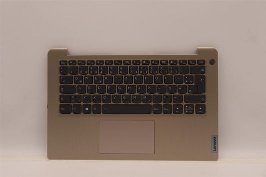 Lenovo IdeaPad 3 14ITL6 Palmrest Cover Touchpad Keyboard German Sand 5CB1C04485