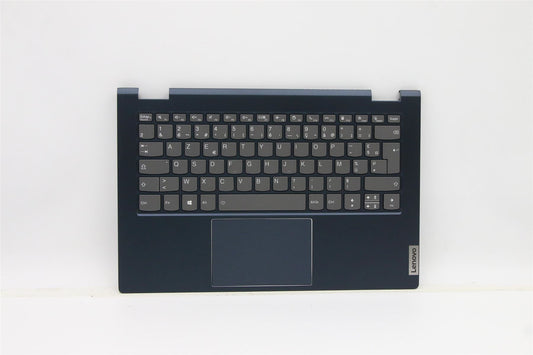 Lenovo Yoga 14s ITL Keyboard Palmrest Top Cover French Blue Backlit 5CB1C92801