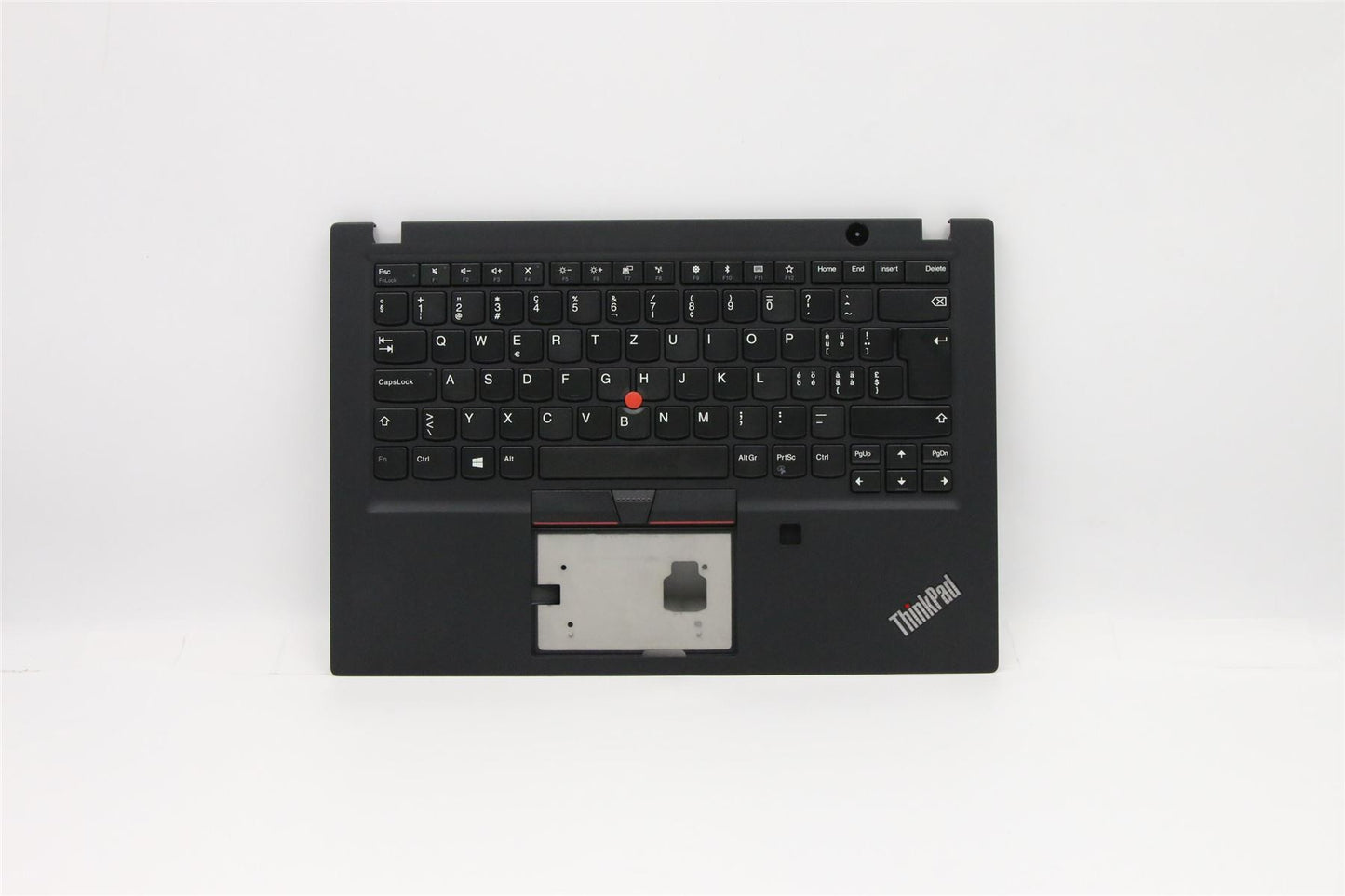 Lenovo ThinkPad T490s Keyboard Palmrest Top Cover Swiss Black 02HM446