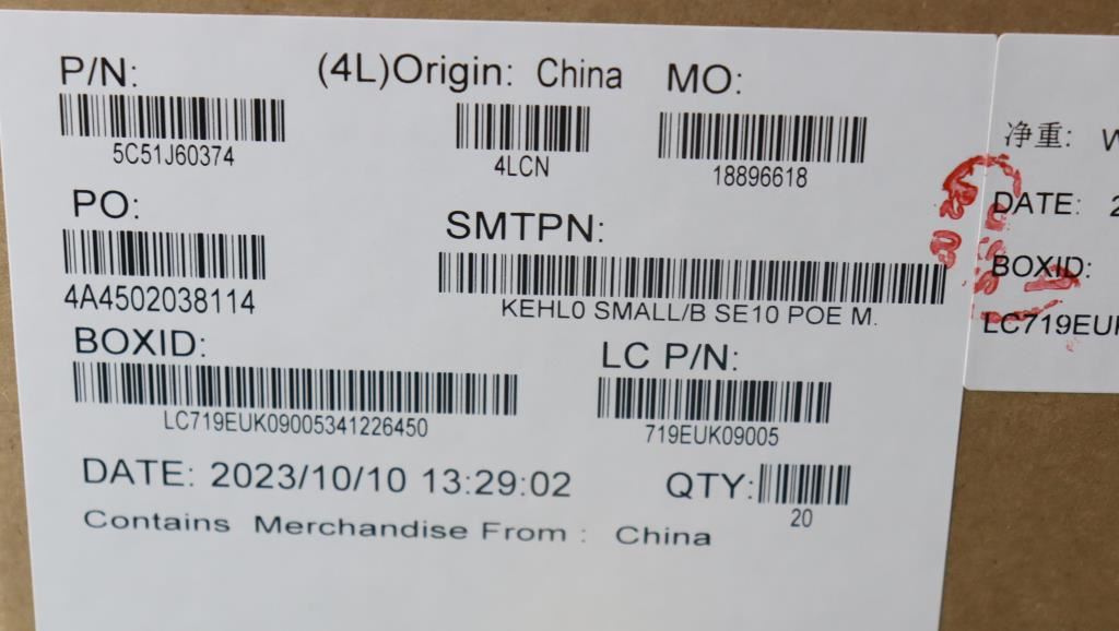 Lenovo WIRELESS SE10 POE M.2 LAN Card 5C51J60374