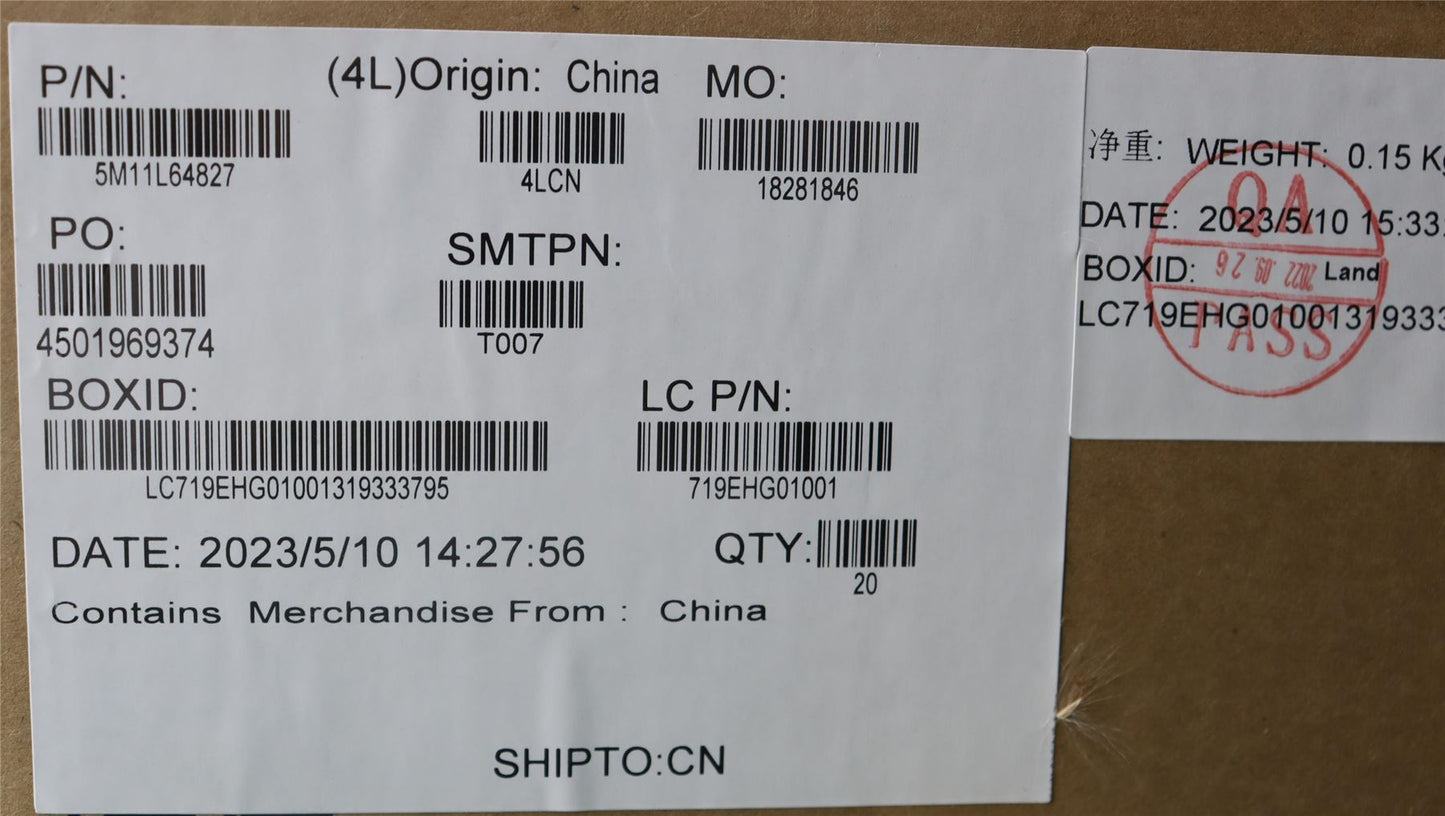 Lenovo MECH_ASM FRU KT4D0_SHUTTER_IR_ASSY 5M11L64827