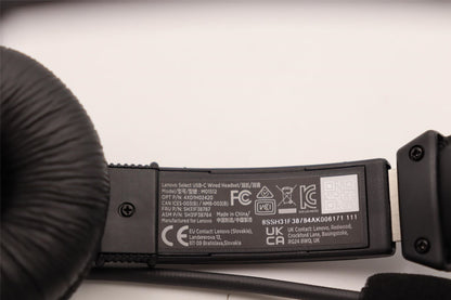 Lenovo HEADSET FRUSelect USB-C Headset 5H31F38787
