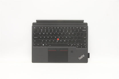 Lenovo MECH_ASM Backlit KB US English FPR Black 5M11A36990