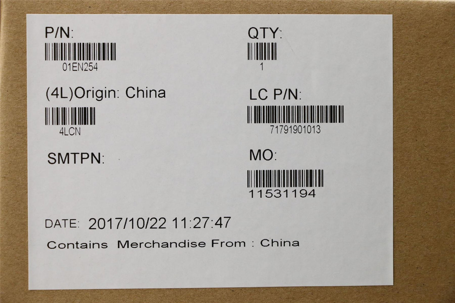 Lenovo 01YT095 BDPLANAR GTRi5-7200 KabylakeWIN,YTPM(FW)