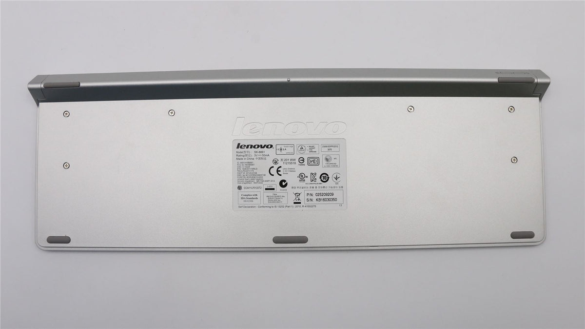 Lenovo Liteon SK-8861(US-IN) 2.4G KB-Silver8 US English Indian Keyboard 25209209