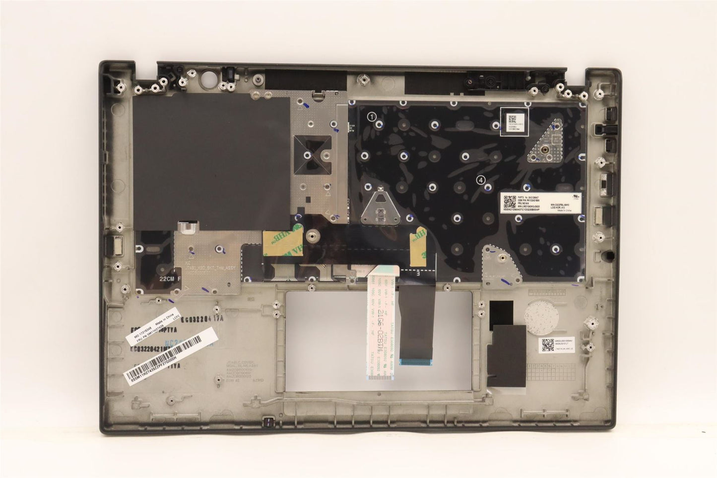 Lenovo ThinkPad T14s Gen 3 Keyboard Palmrest Top Cover Korean Black 5M11H27439