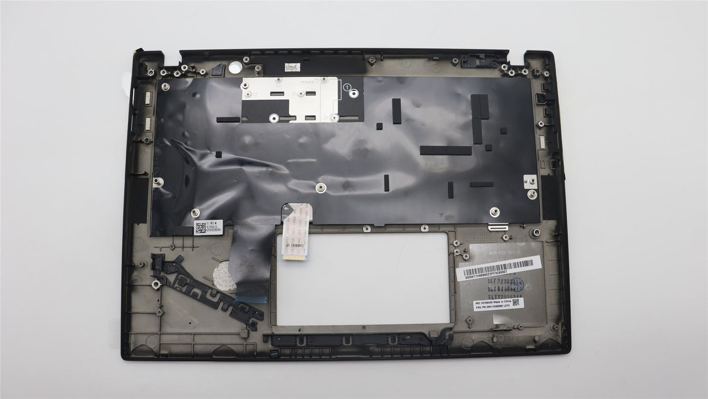 Lenovo ThinkPad X13 Gen 4 Keyboard Palmrest Top Cover Danish Black 5M11H88980