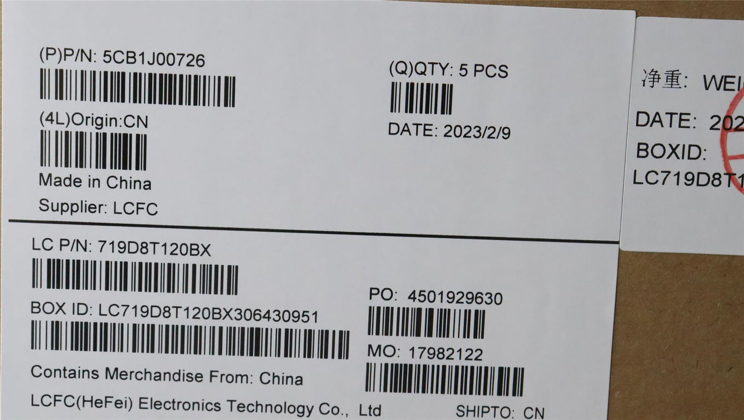 Lenovo Upper Case ASM_SPAL82SFFP_CG_NB_PC 5CB1J00726