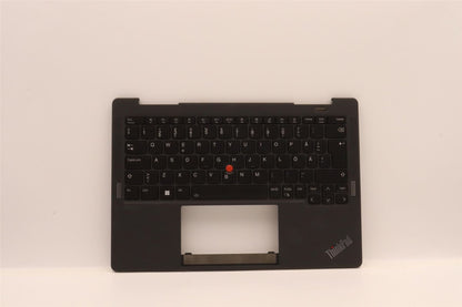 Lenovo ThinkPad X13s Keyboard Palmrest Top Cover Swedish Finnish 5M11J12825