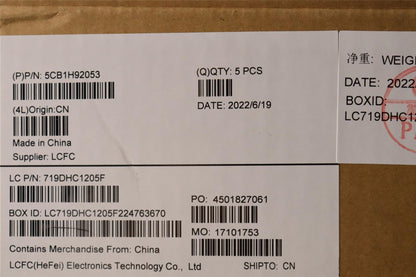 Lenovo IdeaPad 1 15IAU7 Palmrest Touchpad Cover Keyboard US Blue 5CB1H92053