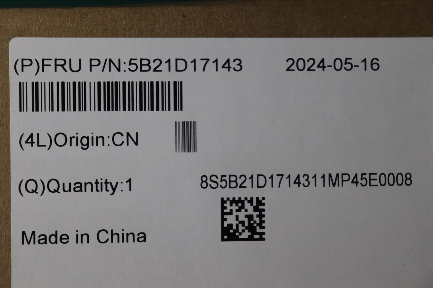 Lenovo RPL-H i5-13420H NP UMA QHD NDPK 5B21D17143