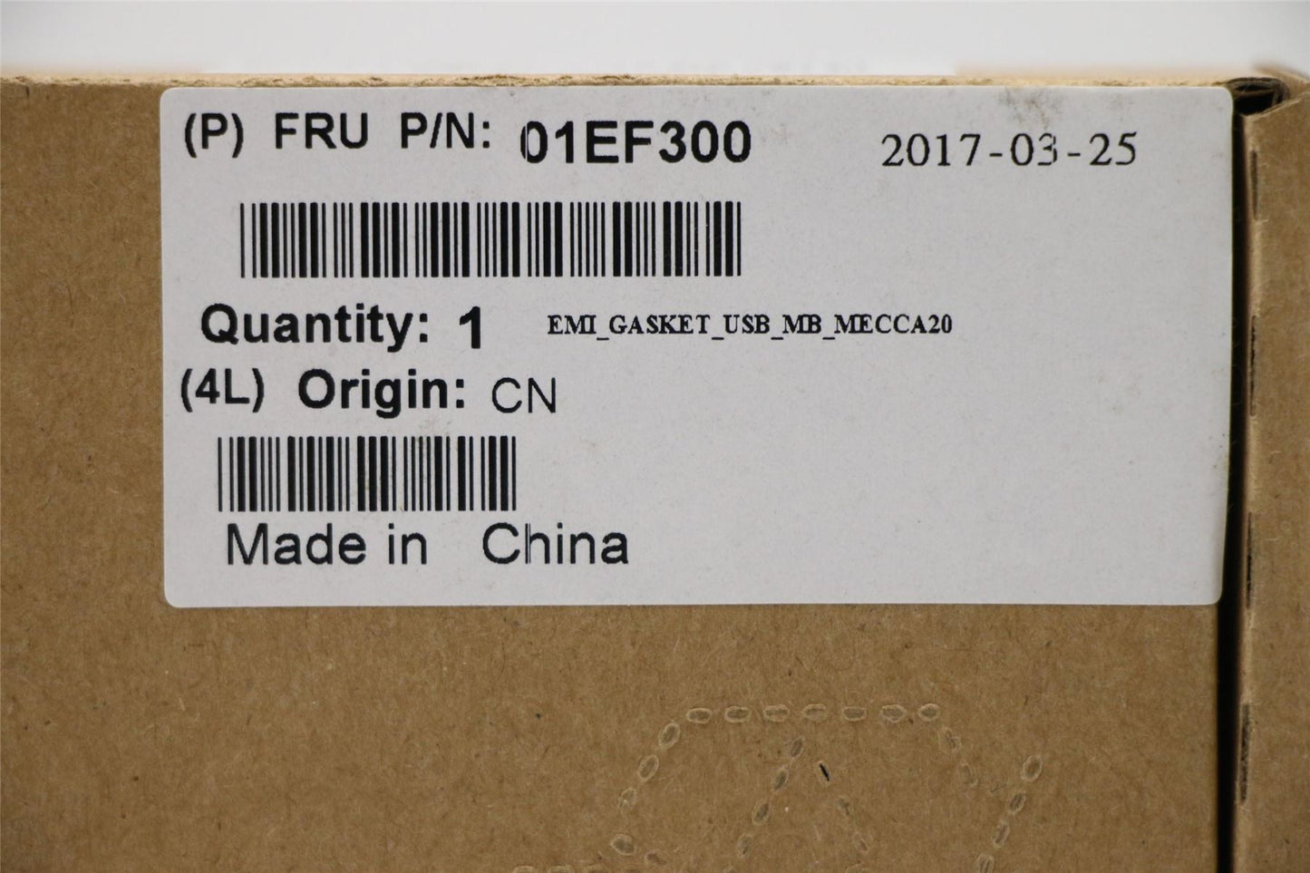Lenovo MECHANICAL EMI_GASKET_USB_MB_MECCA20 01EF300