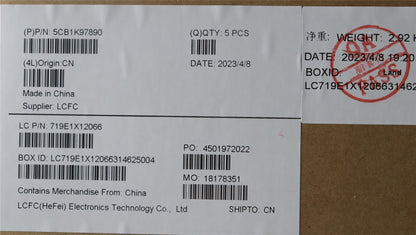 Lenovo Upper Case ASM_ITA L82XL NFP ABNBL 5CB1K97890