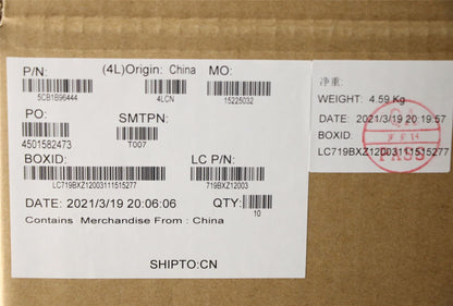 Lenovo Lower Case L 82KB BLK DIS 5CB1B96444