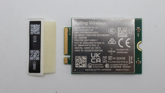 Lenovo WIRELESS Wireless,WWAN,RL,RW101R CAT12 WWAN Board 5W11H85511