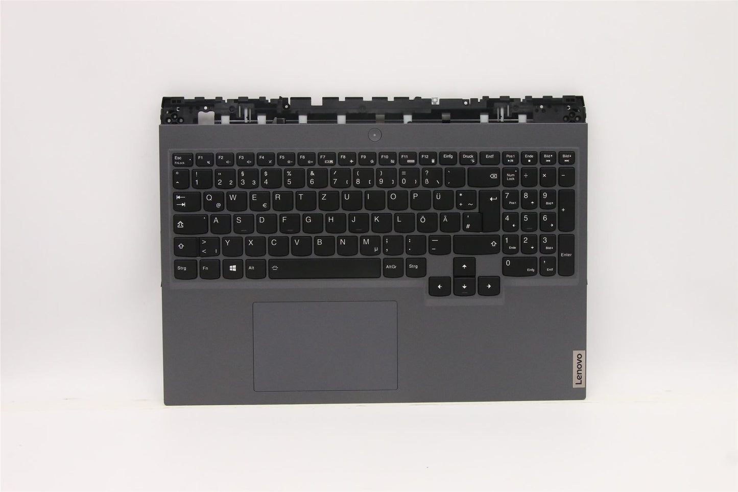 Lenovo 5 16ACH6 Palmrest Cover Touchpad Keyboard German Slate Grey 5CB1C93169