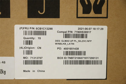 Lenovo Upper C82LM PL_SILD NFP NBLKB_LSP 5CB1C13298