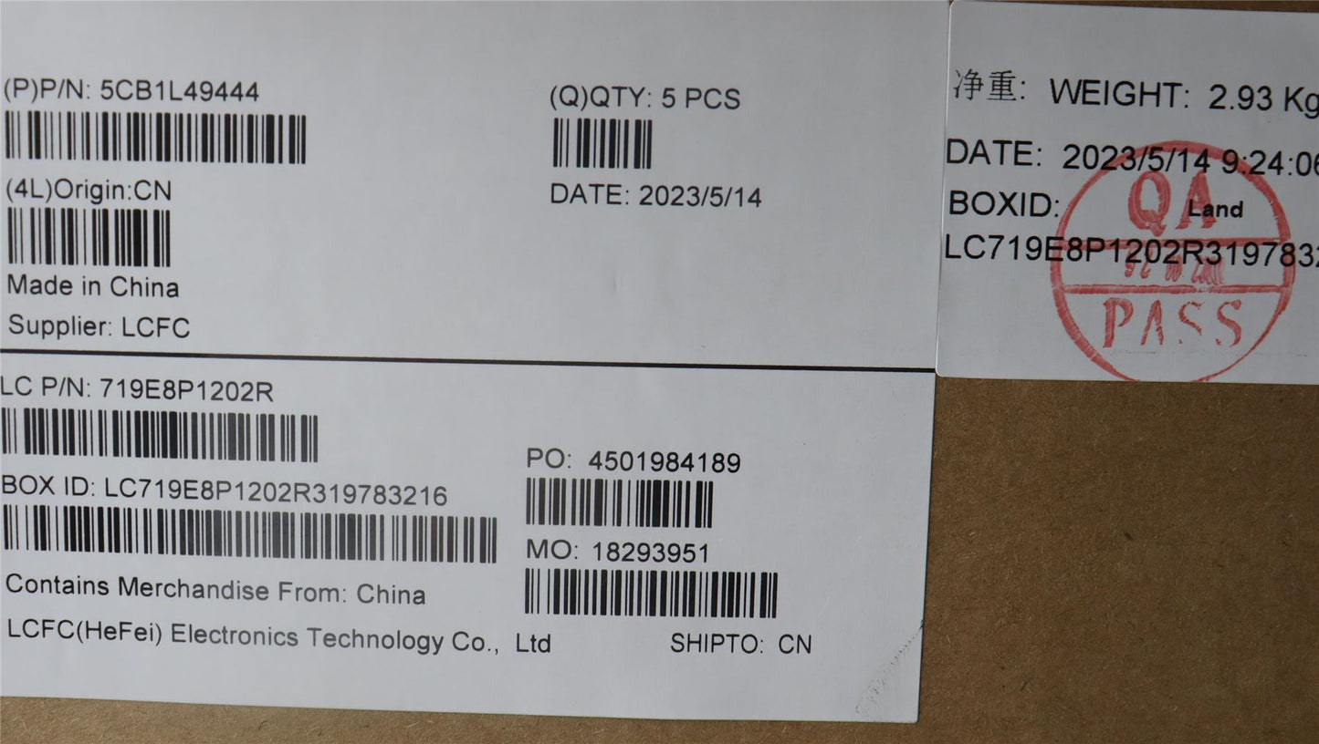 Lenovo Upper Case ASM_GER L82X6 NFP AGNBL 5CB1L49444