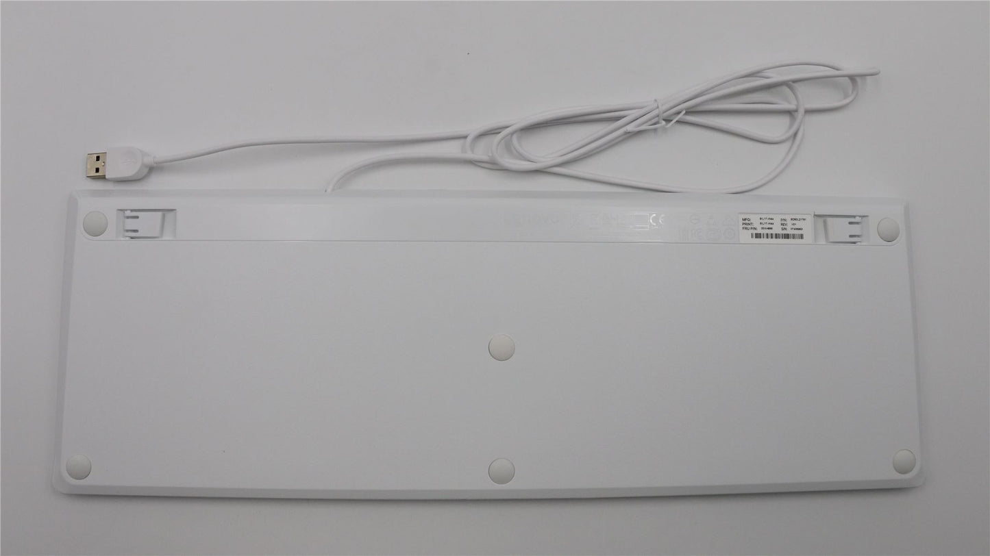 Lenovo IdeaCentre 510-22ISH 510-22ASR 510-23ISH USB Wired Keyboard White 00XH666